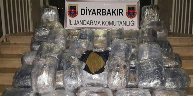 175 kilogram esrar ele ge�irildi