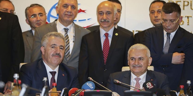 Ulaştırma Bakanlığında devir teslim
