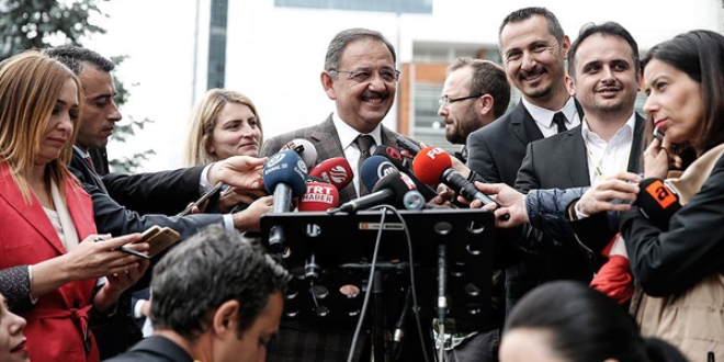 Bakan Özhaseki: Allah utandırmasın, mahcup etmesin