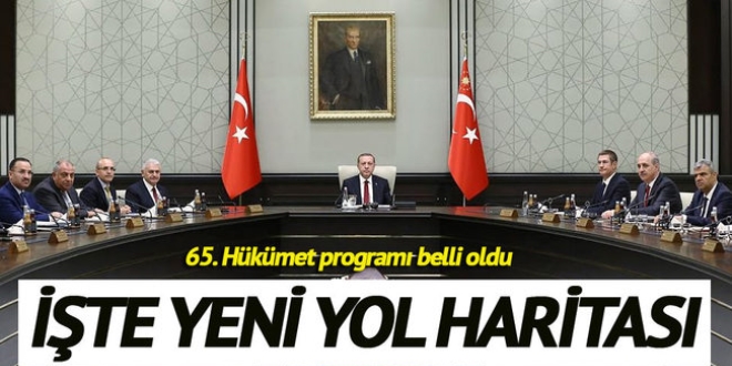 65. Hükümet'in 10 maddede yeni yol haritası