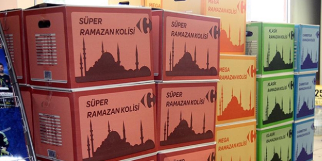 Ramazan kolileri raflarda yerini aldı