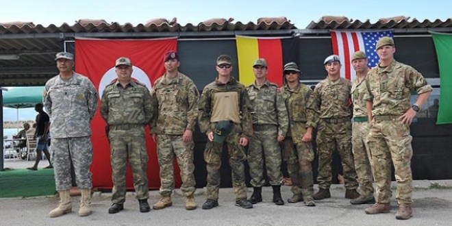 Yabanc ordulardaki Trk kkenli askerler tatbikat iin Trkiye'de