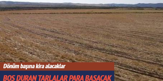 Gurbetteki vatanda��n tarlas� para basacak