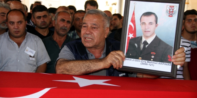 Şehit Uzman Çavuş Akpınar, son yolculuğuna uğurlandı