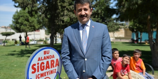 Eyyübiye'de parklarda sigara yasaklandı