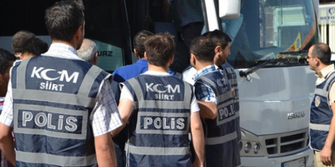 Siirt'te terör operasyonu: 15 gözaltı