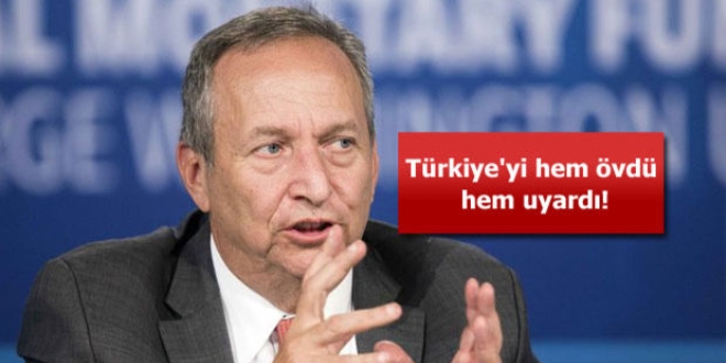 Larry Summers: Trkiye iin en byk sorun yaplsal reformlar