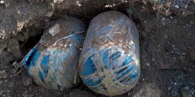 Elaz��'da PKK'n�n yola tuzaklad��� patlay�c� imha edildi