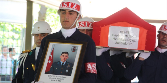Şehit Astsubay Mumcu, son yolculuğuna uğurlandı