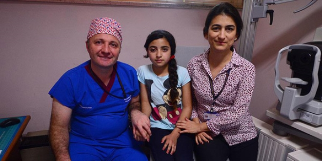 Sava�ta g�z�n� kaybeden Sidra'ya �niversiteden yard�m eli