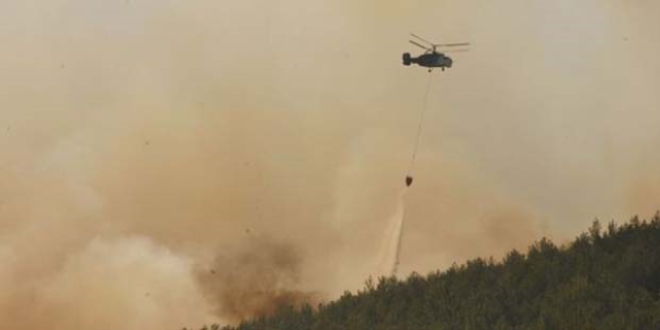 Orman yangnlarnda Rus pilotlara grev yok