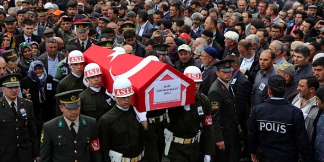 Şehit er Salih Bulut son yolculuğuna uğurlandı