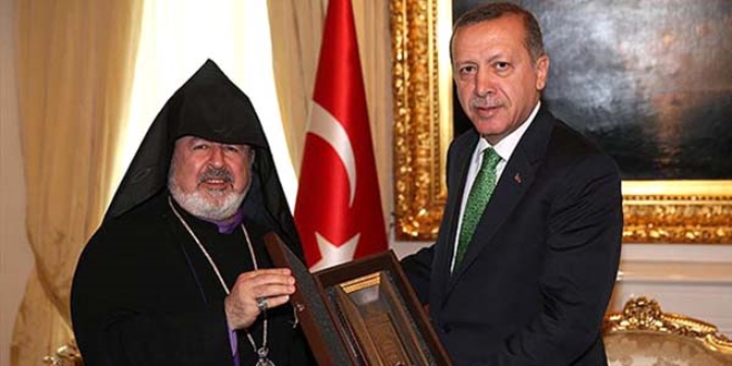 Ermeni Patriği, Erdoğan'a mektup gönderdi