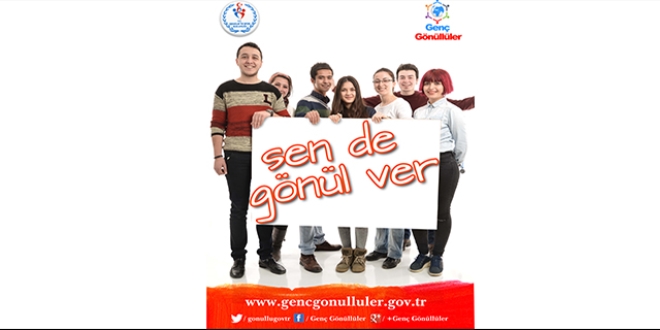 Gençlik Bakanlığı, gönüllü olmaya çağırıyor