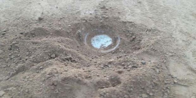 Bingöl'de köy yolunda 100 kiloluk bomba imha edildi