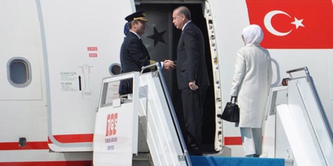 Cumhurbakan Erdoan, ABD'ye gitti