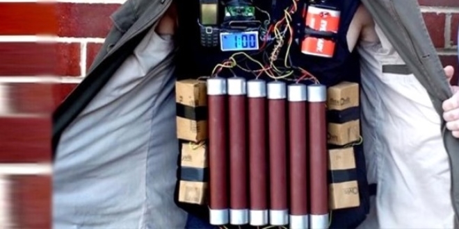Mersin TEM otoyolunda canlı bomba yeleği