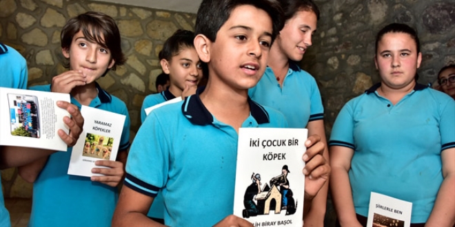 Bodrum'da 38 ortaokul öğrencisi 38 kitap kitap yazdı