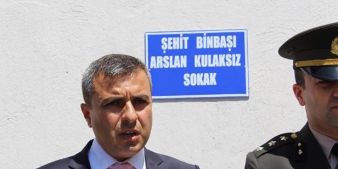 Şehit Binbaşı Arslan Kulaksız'ın adı sokağa verildi
