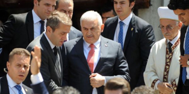 Ba�bakan Y�ld�r�m, Dolmabah�e Ofisi'ni ilk kez kulland�