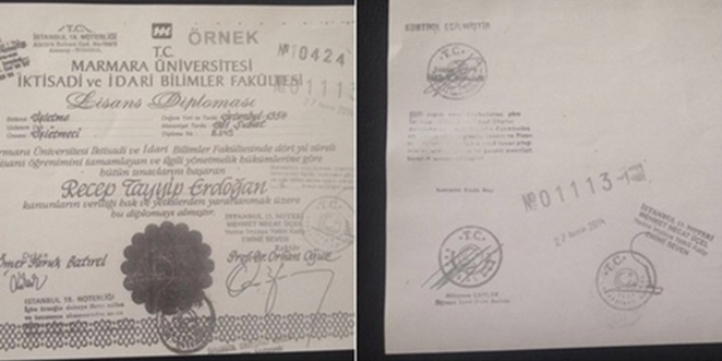 HDP Cumhurbaşkanı'nın diplomasını paylaştı