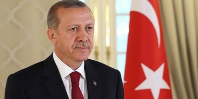 Cumhurbakan Erdoan'dan Trk Kzlay'na tebrik mesaj