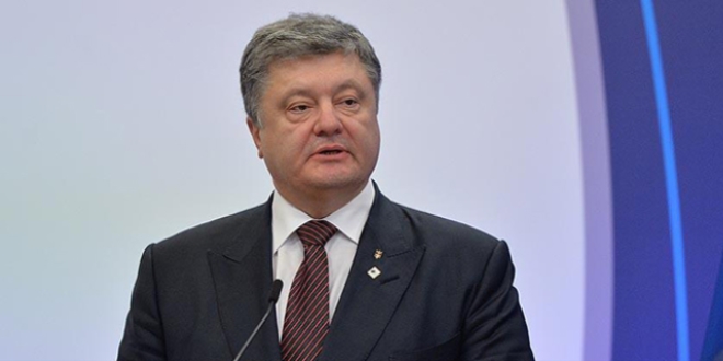 Poroşenko'dan Cumhurbaşkanı Erdoğan'a teşekkür