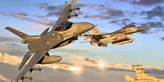 Eylem hazırlığındaki PKK'lılara hava harekatı