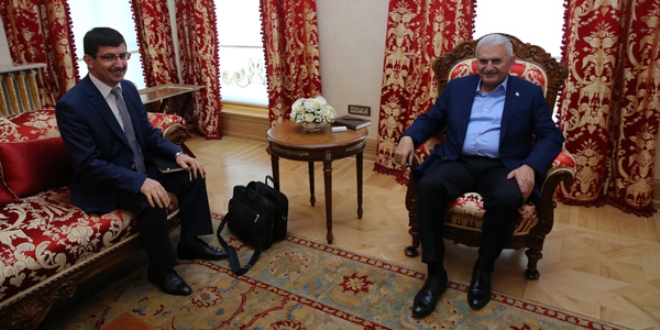 Başbakan Yıldırım İSO Başkanı Bahçıvan'ı kabul etti
