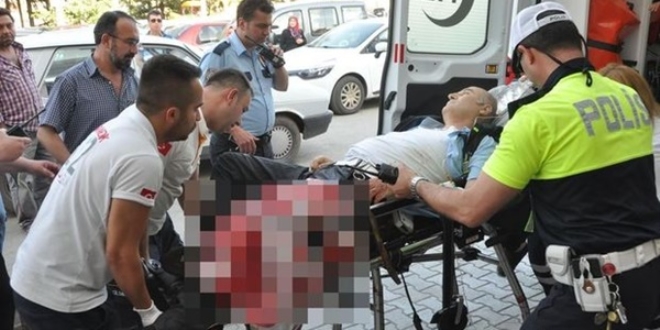Kazayla kendini vuran polis kurtarılamadı
