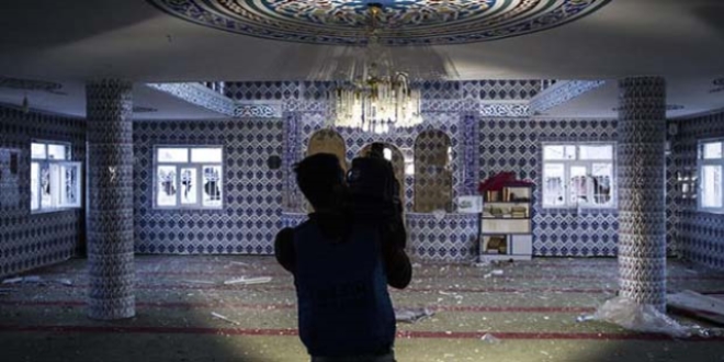 Cizre'de teröristler 53 camiye zarar verdi