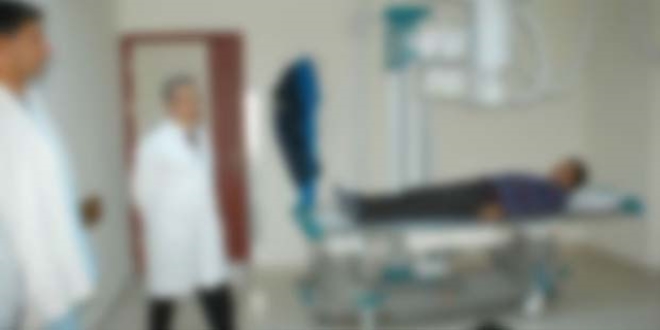 H�rs�z� hastanede �ekindi�i r�ntgen ele verdi