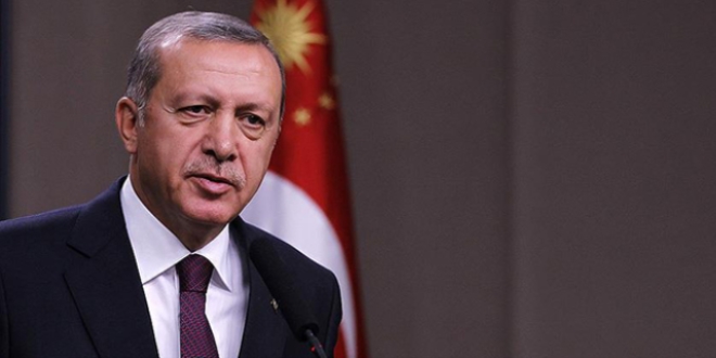 Cumhurba�kan� Erdo�an'dan �ehit polisin ailesine ba�sa�l��� telgraf�