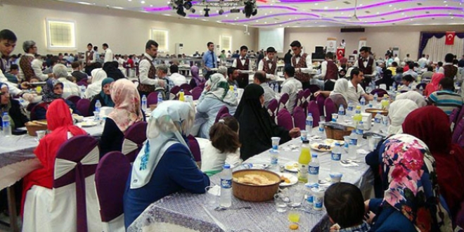 Terör ve savaş mağdurları iftarda buluştu