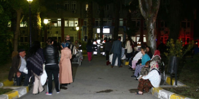 Kırklareli Devlet Hastanesinde yangın çıktı