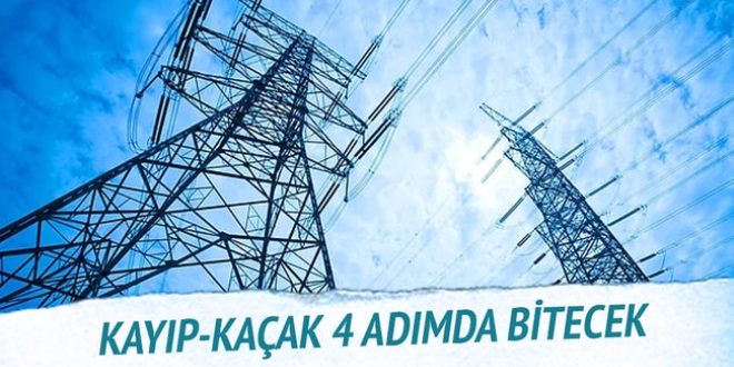 Kayıp-kaçak 4 adımda bitecek