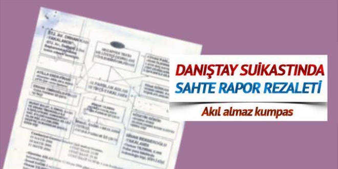 FETÖ'den, Danıştay suikastına sahte şema