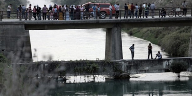 Adana'da su kanalna derek kaybolan ocuun cesedi bulundu