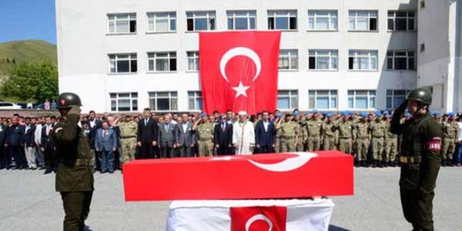 Şehit uzman çavuş Aşkar için tören düzenlendi
