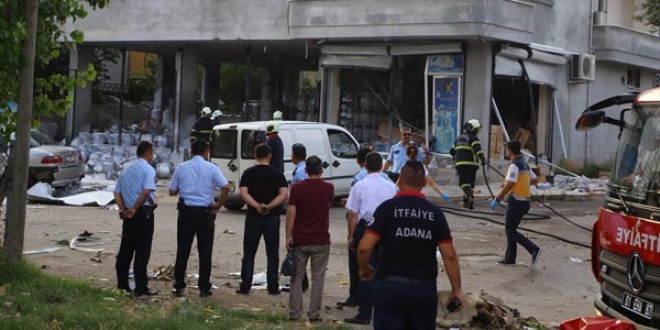 Adana'da patlama meydana geldi: 2 yaral
