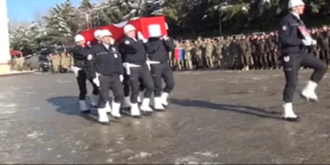 Şehit polis memuru Yıldırım için resmi tören düzenlendi