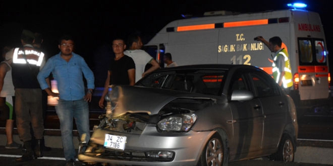 Manisa'da zincirleme trafik kazası: 11 yaralı