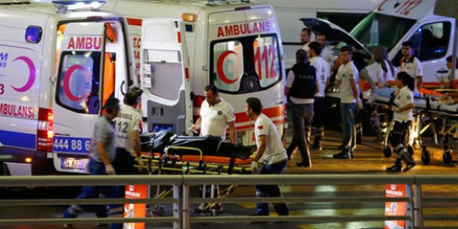 Canlı bombayı vuran polisin dalağı alındı