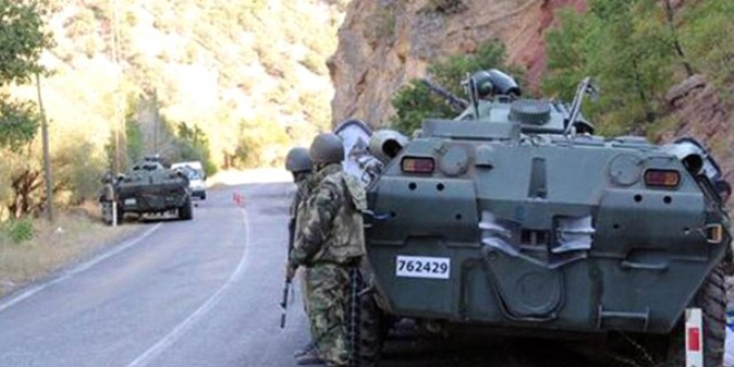 Tunceli'de PKK'nn karakola saldr giriimi engellendi
