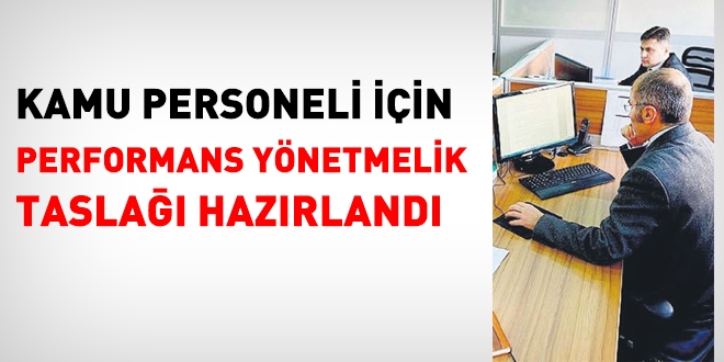 Kamu personeli için performans yönetmelik taslağı