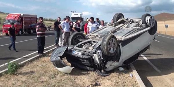 İlçe Müftüsü trafik kazası yaptı: 5 kişi yaralandı