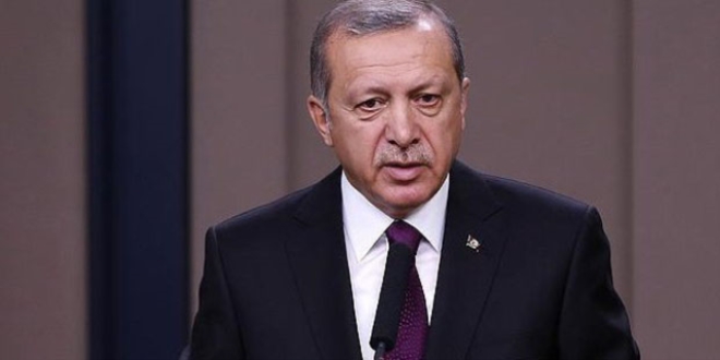 Erdo�an'dan �ehit ailelerine taziye telgraf�