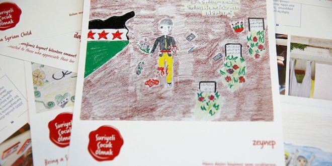 Bayram kartlar�n�z 'sava��n minik ma�durlar�ndan'