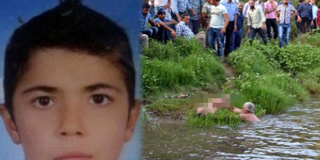 13 yaşındaki çocuk derede boğuldu