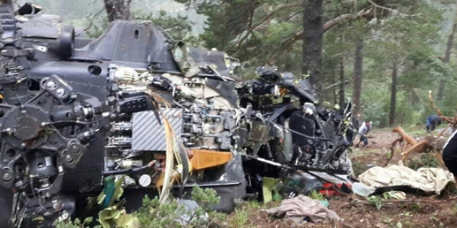 Helikopter kazasında facianın büyümesini pilot önlemiş